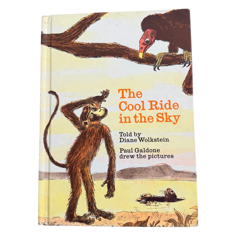 Vintage The Cool Ride in the Sky Dinae Wolkstein Paul Galdone 1973 Knopf
